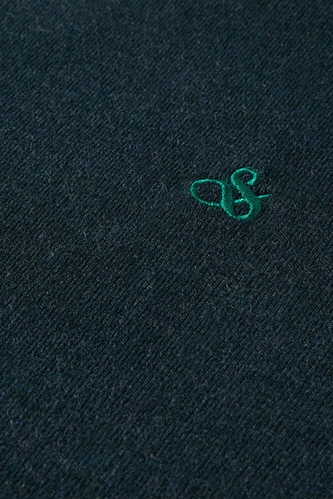 ESSENTIALS - ECOVERO VISCOSE-BLEND LOGO CREWNECK PULLOVER SP 3