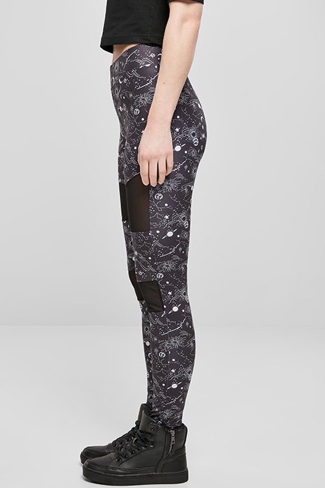 LADIES TECH MESH AOP LEGGINGS BLACKUNIVERSE 5