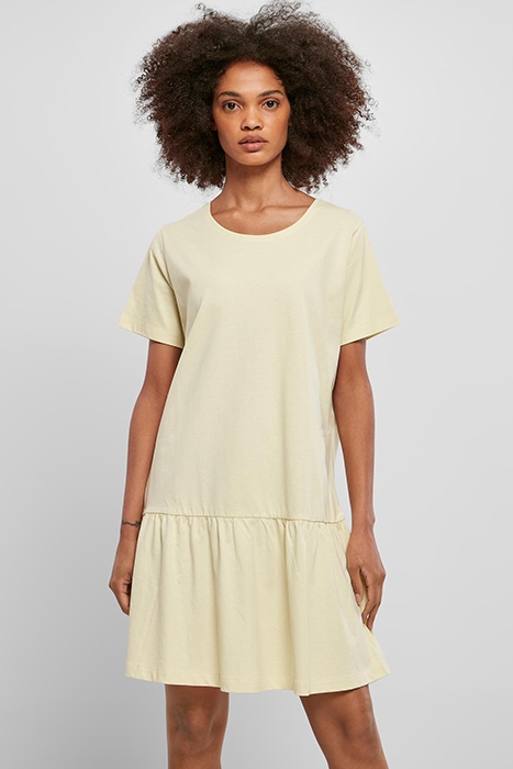 LADIES VALANCE TEE DRESS SOFTYELLOW 2