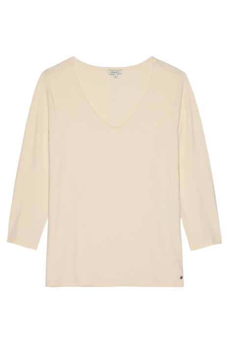 BASIC LONGSLEEVE ALMOND WHITE 1