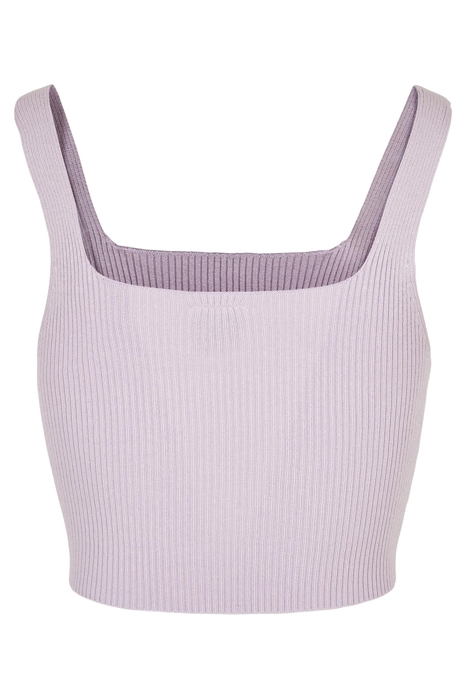 LADIES CROPPED KNIT TOP LILAC 7