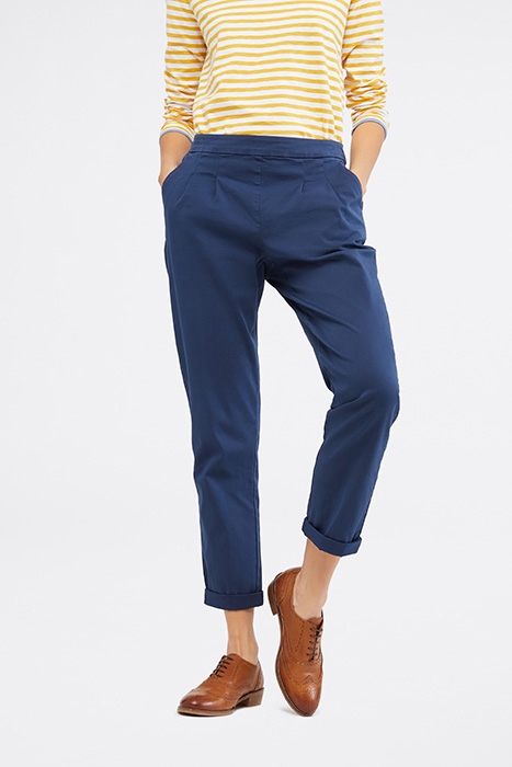 MAISON COTTON TROUSER BLUE 1