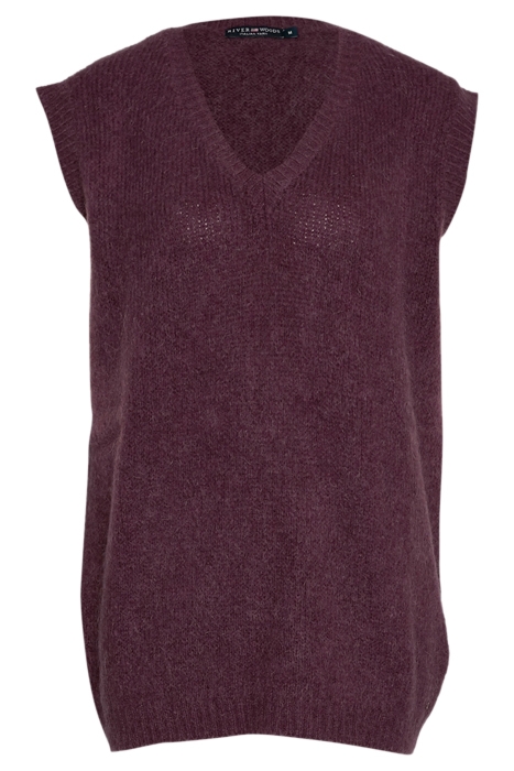 V-NECK DEBARDEUR - GMD PURPLE 1