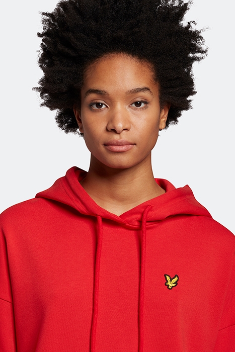 OVERSIZED HOODIE SELVEDGE RED 4