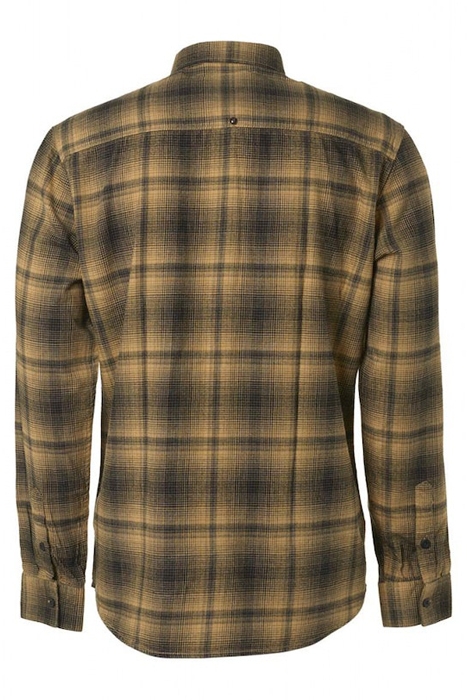 SHIRT BUTTON CLOSURE CHECK RESPONSIBLE CHOICE FUDGE 6