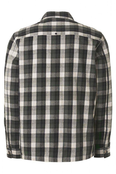 OVERSHIRT BUTTON CLOSURE BRUSHED CHECK RESPONSIBLE CHOICE DA 6