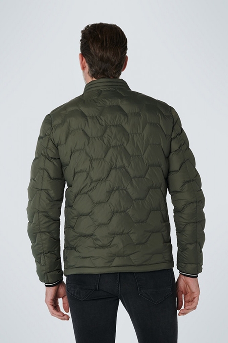JACKET SHORT FIT PADDED MOSS 2