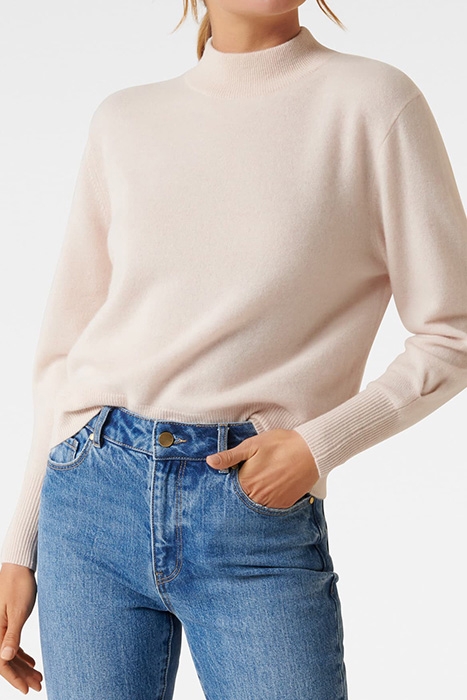 SASHA CASHMERE JUMPER SOFT OATMEAL 5