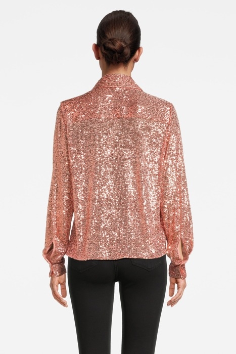 MANNY CAMICIA FULL PAILLETTES BROWINING ORANGE 2