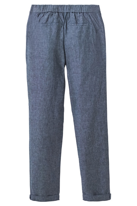 MAISON LINEN TROUSER DENIM BLUE 4