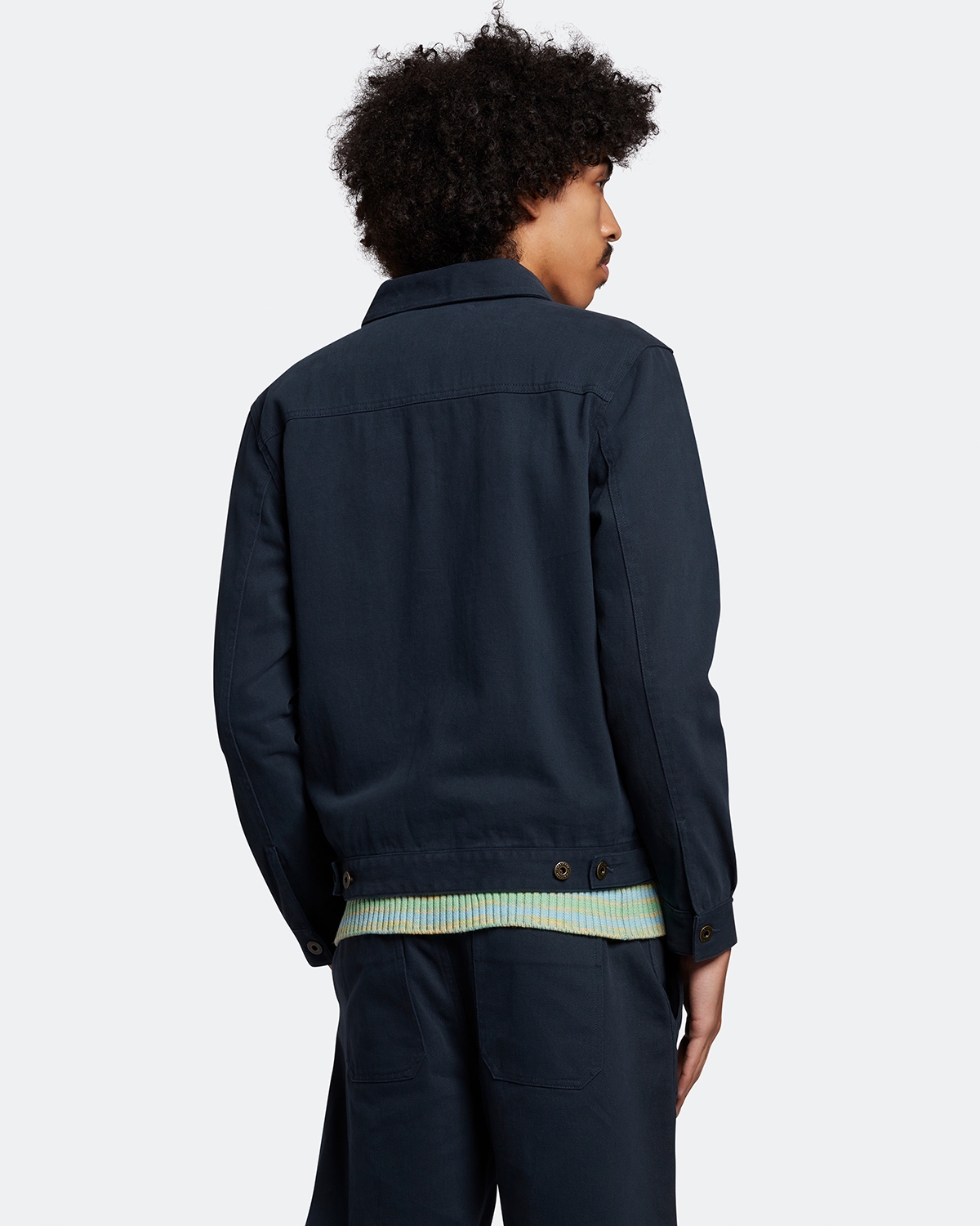 TRUCKER JACKET DARK NAVY 2