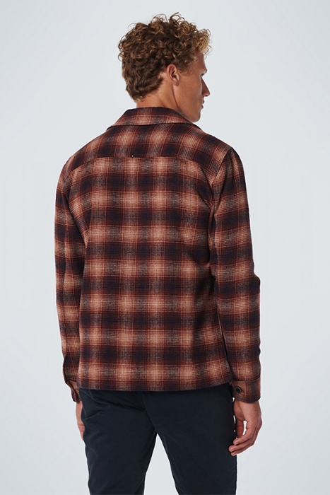 OVERSHIRT BUTTON CLOSURE CHECK WITH WOOL BRANDY 3