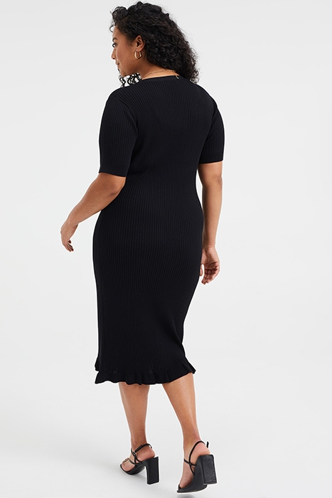 DRESS MID LENGTH BLACK 3