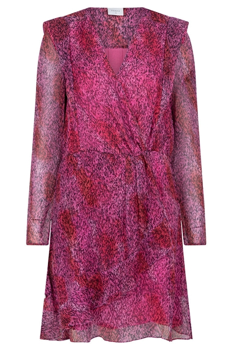 ANGIE PRINTED BODYCON DRESS MULTICOLOUR 1