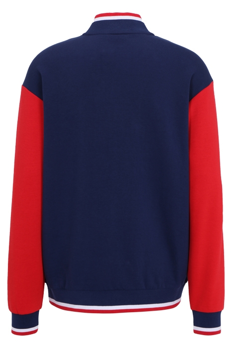 ZUROW COLLEGE JACKET MEDIEVAL BLUE-TRUE RED 2