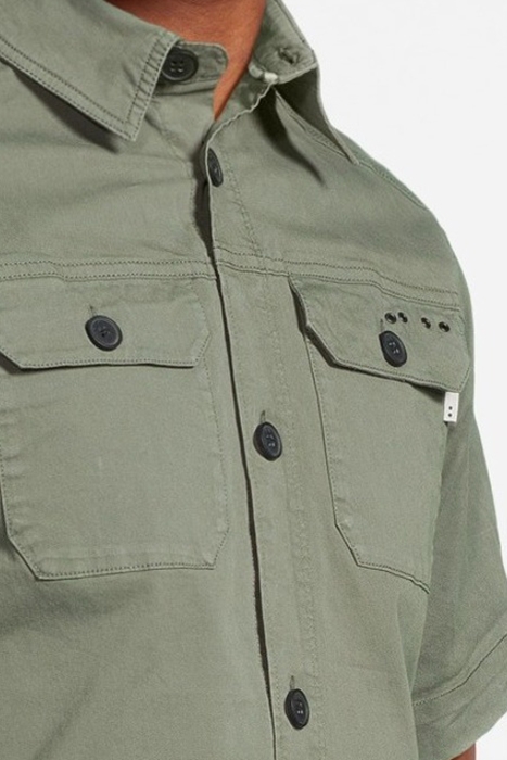 CASUAL OVERHEMD KM DUCK GREEN 5