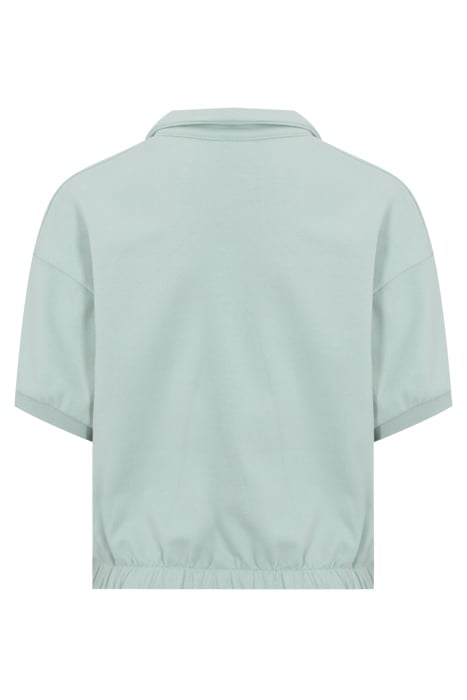 TABEN-RODT TOWELIING KNIT POLO SILT GREEN 2