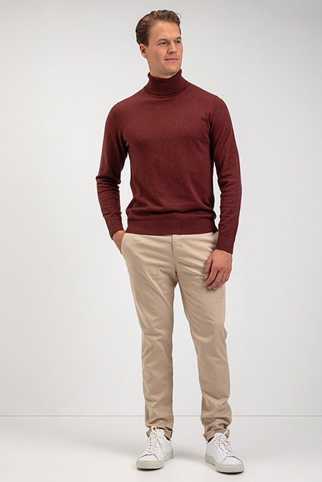 ROLL NECK SWEATER RUSTY RED 3