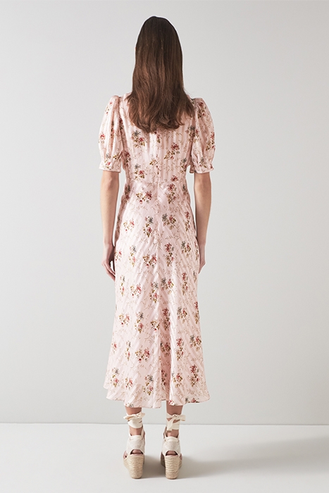 LEITH MIDI DRESS PINK 3