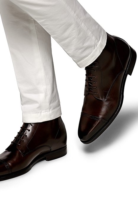 DARK BROWN LACE UP BOOT 2