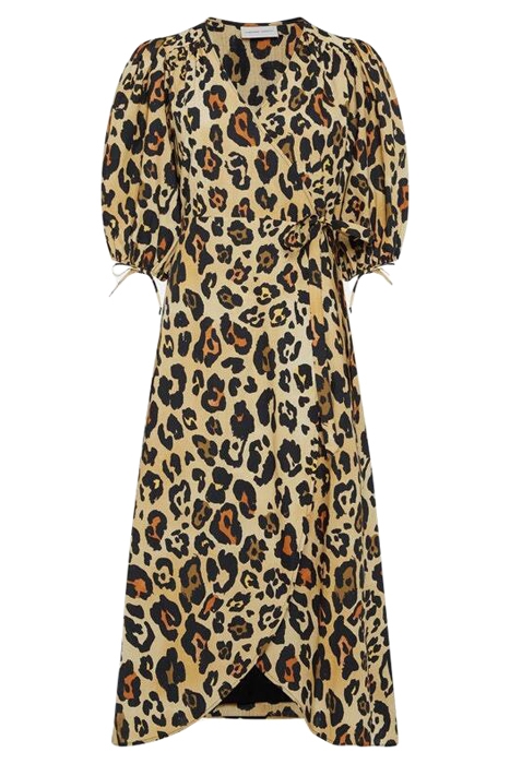 CHARLIE DRESS OATMEAL/TERRA COTTA 1