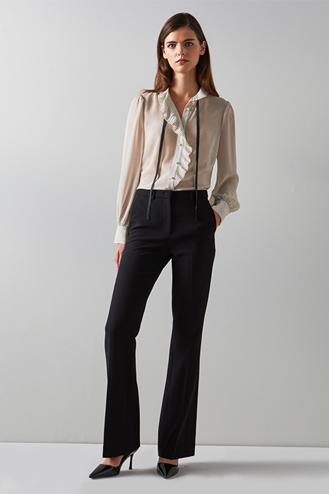 HALINA WIDE-LEG & FLARED JEANS BLACK 1