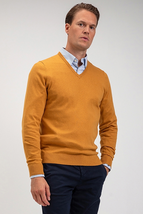 V-NECK SWEATER MEDIUM YELLOW 2