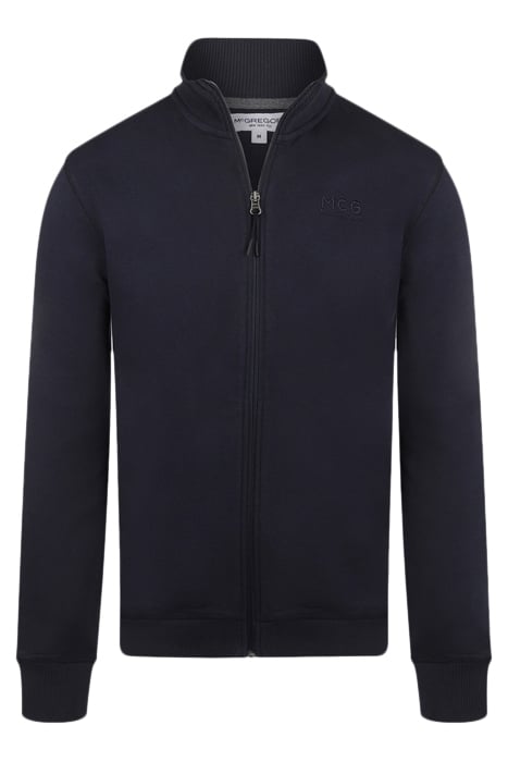 ZIP THRU SWEATSHIRT NAVY 1