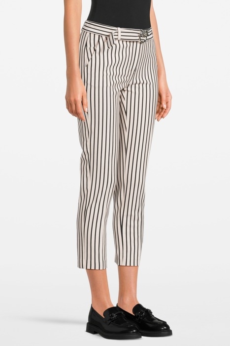 POTENZA 1 PANTALONE PUNTO ROMA ECRU/NAVY BLUE 3