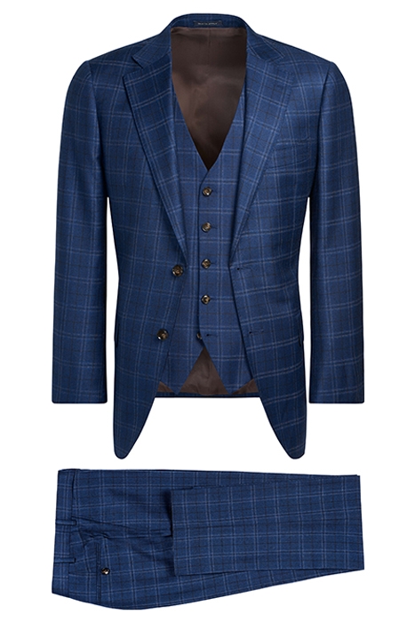 BLUE CHECKED LAZIO SUIT 8