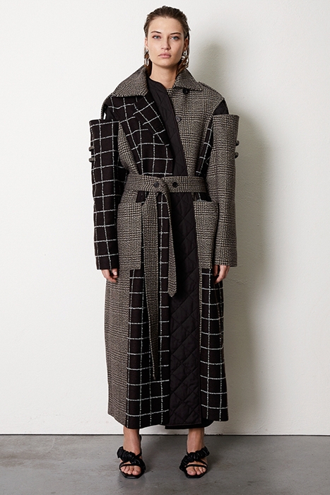 LOVE COAT BROWN CHECK 2