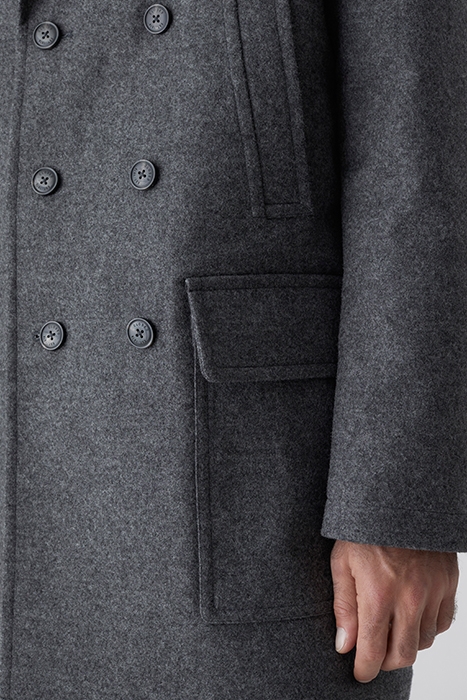 MILITARY COAT JACKETS & COATS DARK GREY MELANGE 3