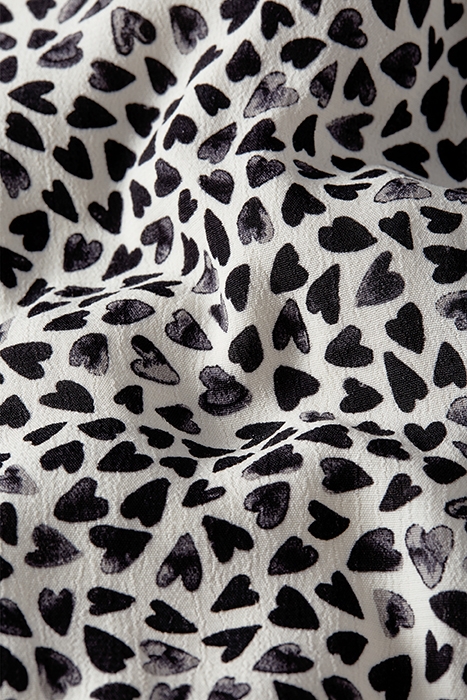 CORALINE DRESS CREAM WHITE/BLACK 8