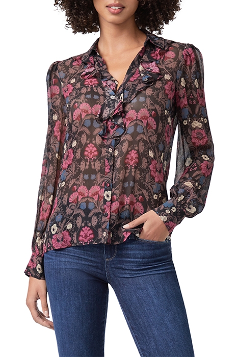 JODELLE BLOUSE BLACK MULTI 1
