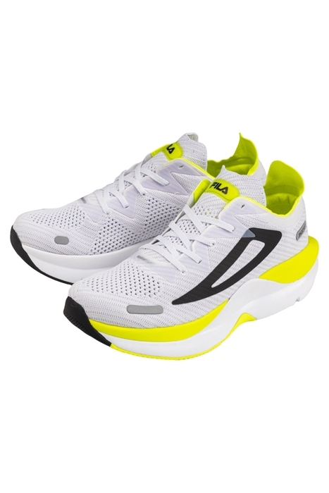 SHOCKET RUN WHITE-SAFETY YELLOW 2
