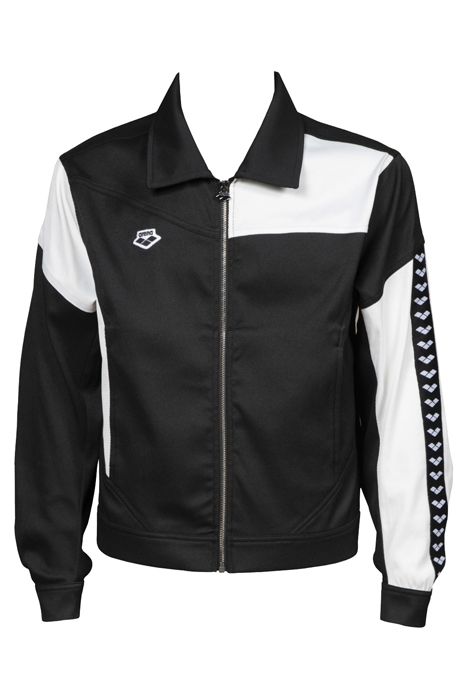 DENIM JACKET BLACK WHITE 1