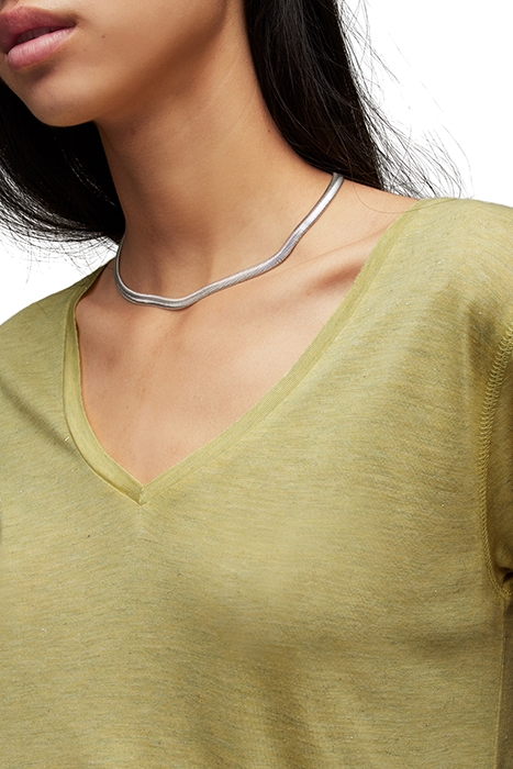 EMELYN SHIMMER TEE SUNNY LIME GREEN 4