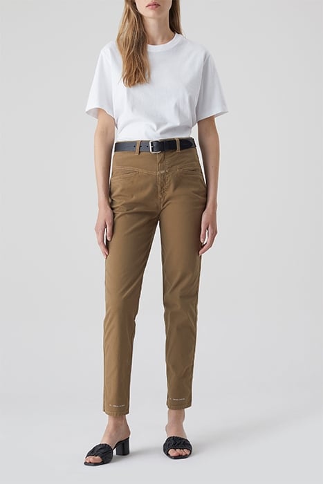 WOMEN PEDAL PUSHER PANTS BURLYWOOD 3