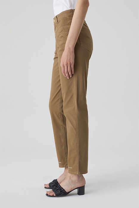 WOMEN PEDAL PUSHER PANTS BURLYWOOD 4