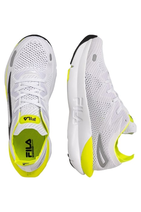 SHOCKET RUN WHITE-SAFETY YELLOW 3