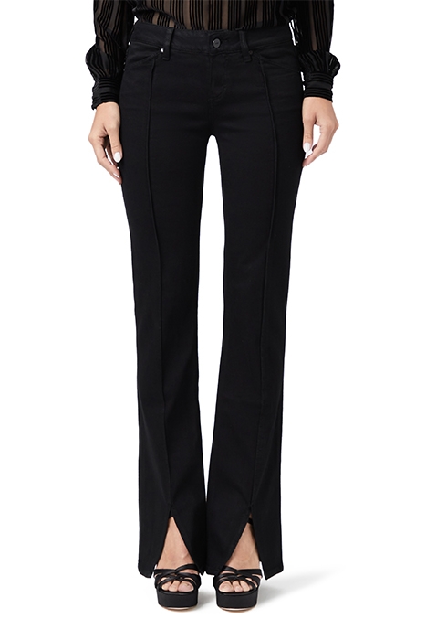 SLOANE FRONT SEAMS AND SLIT BLACK SHADOW 1