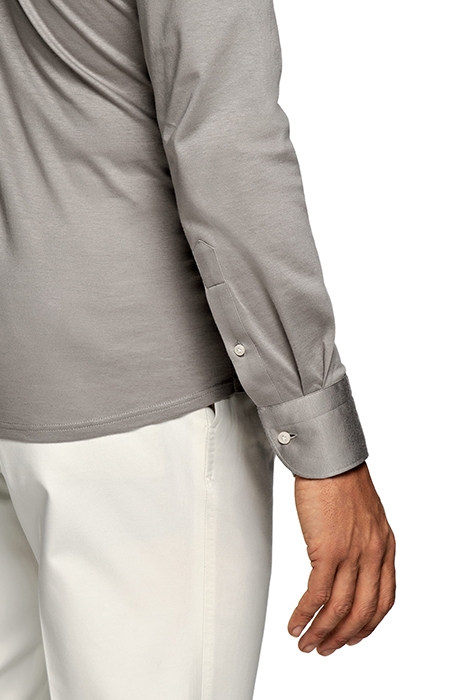 GREY EXTRA SLIM FIT POPOVER 6