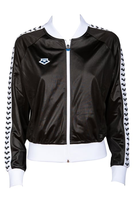 W RELAX IV TEAM JACKET SHINY BLACK WHITE BLACK 1