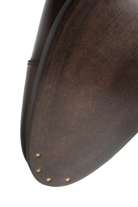 LEATHER-D.MONK-BROWN 6