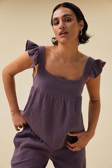 PIPPA DOPPIA TOP DARK LAVENDER 1
