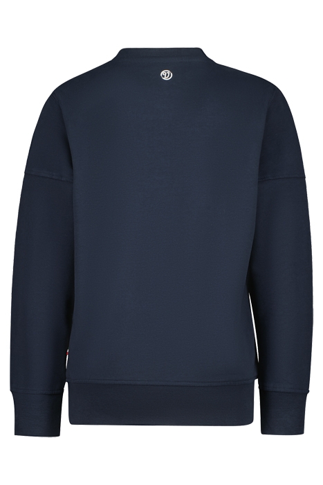 CREWNECK-BASIC-LOGO MIDNIGHT BLUE 2