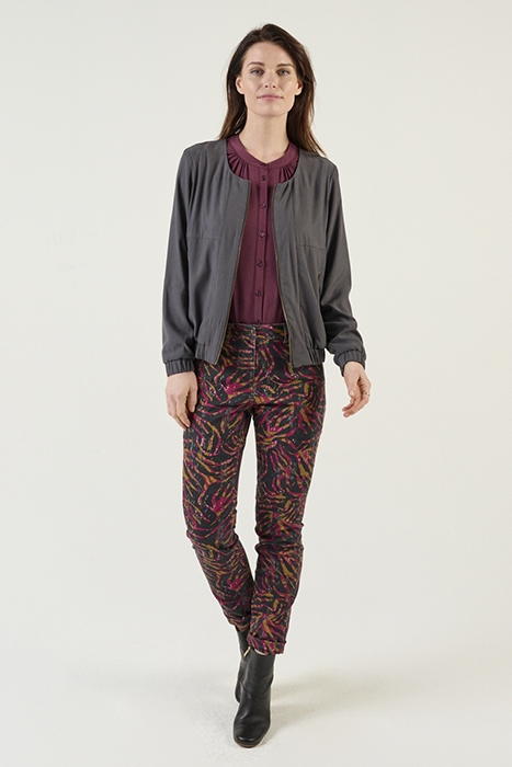 SKINNY PRINT JEANS BEAUJOLAIS 1
