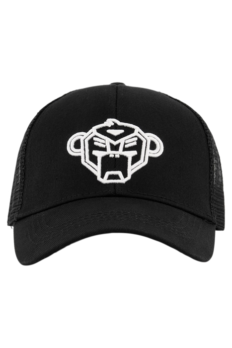 JR. LOGO TRUCKERCAP BLACK 1