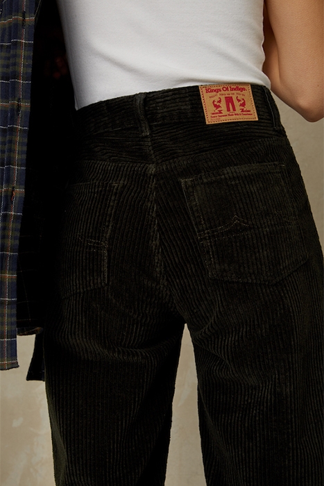 CAROLINE CROPPED DEEP FOREST CORD 4