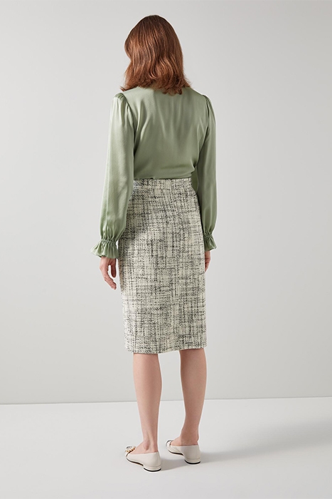 LOTTIE MIDI SKIRT CREAM 2